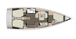 Floor plan image for yacht Dufour 410 - Lulu
