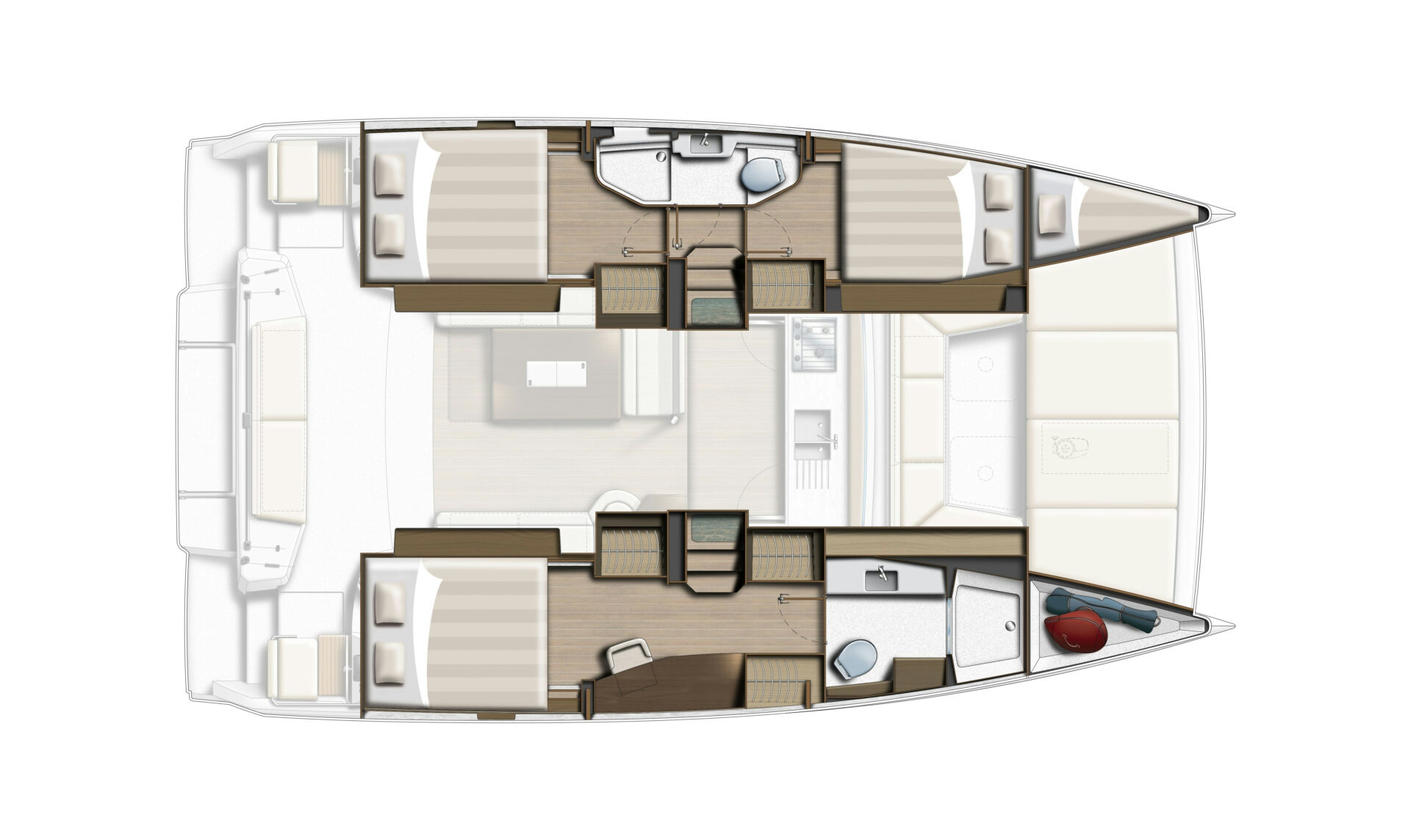 Bali catsmart 3 cabin layout