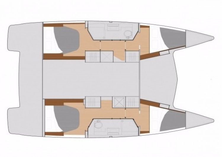 Floor plan image for yacht Lucia 40 - MUSCADE