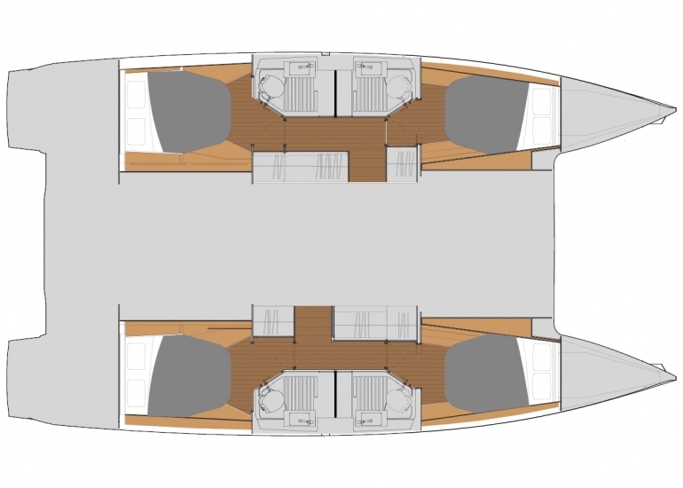Floor plan image for yacht Astrea 42 - Sonsbeek