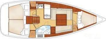 Floor plan image for yacht Oceanis 34 - Tayrona