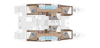 Floor plan image for yacht Lagoon 50 - ICARUS