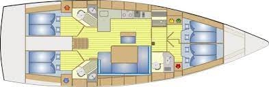 Floor plan image for yacht Bavaria 46 - LUPI