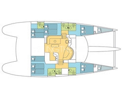 Floor plan image for yacht Eleuthera 60 - GENESIS