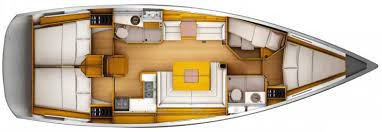 Floor plan image for yacht Sun Odyssey 449 - ARALICA