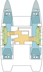 Floor plan image for yacht Lagoon 450 - Ninin