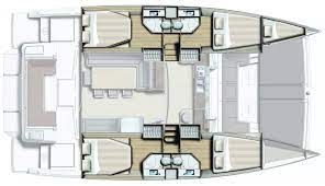 Floor plan image for yacht Bali 4.3 - Tropical D Tour