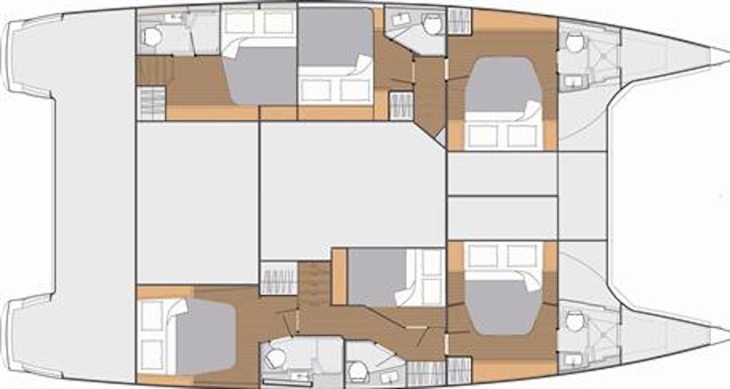 Floor plan image for yacht Saba 50 - CERENIA