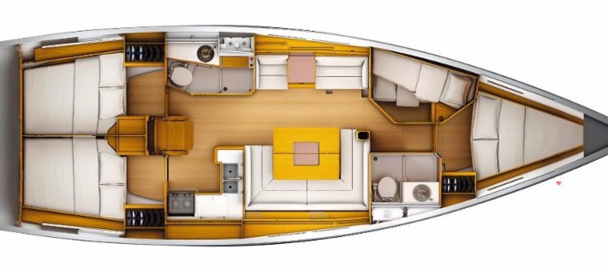 Floor plan image for yacht Sun Odyssey 449 - RAVEL