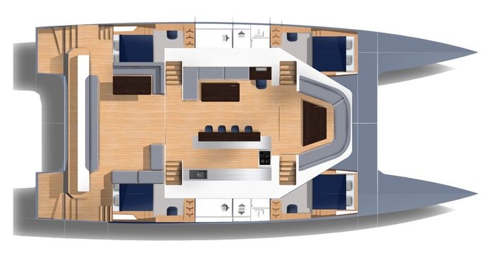 Floor plan image for yacht CK64 - ADVENTURE
