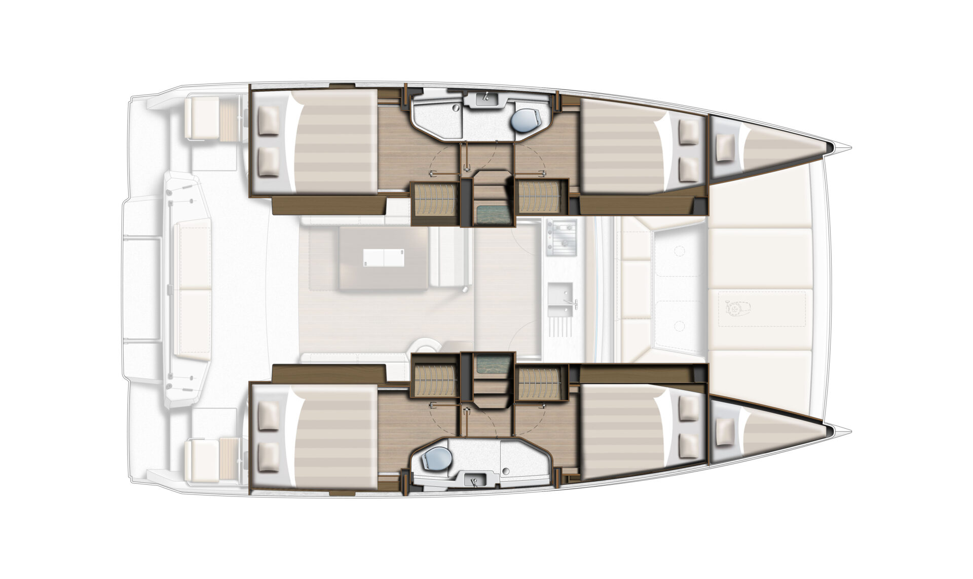 Bali catsmart 4 cabin layout