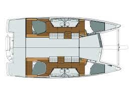 Floor plan image for yacht Lucia 40 - Hibiscus