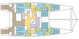 Floor plan image for yacht Catana 55 - NEWTON