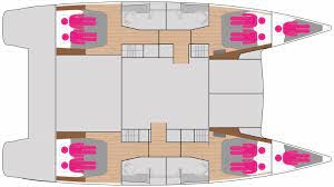 Floor plan image for yacht Helia 44 - Gingembre