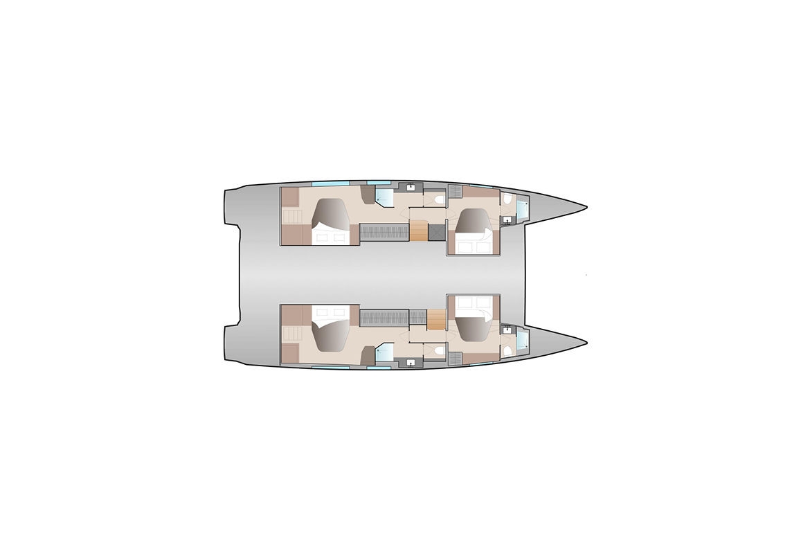 Floor plan image for yacht Aura 51 - Aura 51